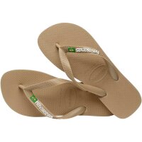 HAVAIANAS BRASIL LOGO ROSE GOLD 41/42