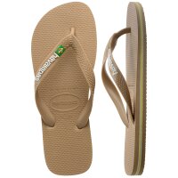 HAVAIANAS BRASIL LOGO ROSE GOLD 41/42