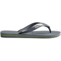 HAVAIANAS BRASIL LOGO STEEL GREY/STEEL GREY 35/36