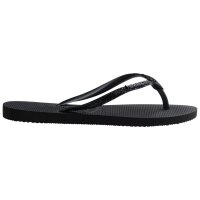 HAVAIANAS SLIM GLITTER II BLACK/DARK GREY 41/42