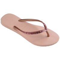 HAVAIANAS SLIM GLITTER II BALLET ROSE/GOLDEN BLUSH 29/30