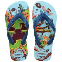 Havaianas KIDS MINECRAFT WHITE / BLUE COMFY (EU: 31/32)