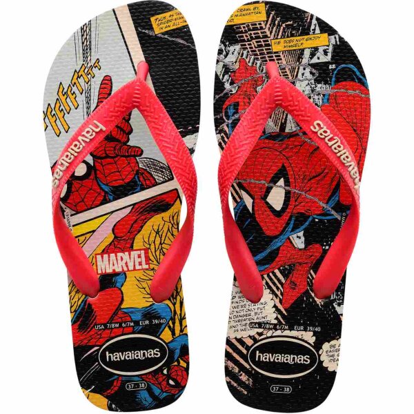 Havaianas TOP MARVEL CLASSICS BEIGE STRAW/RED RUBY (EU: 37/38)