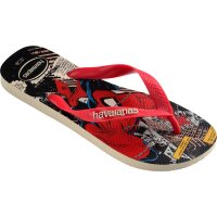 Havaianas TOP MARVEL CLASSICS BEIGE STRAW/RED RUBY (EU: 37/38)