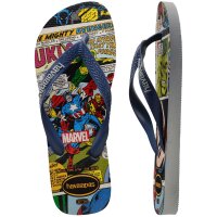 Havaianas TOP MARVEL CLASSICS ICE GREY/INDIGO BLUE (EU: 37/38)