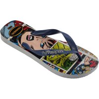 Havaianas TOP MARVEL CLASSICS ICE GREY/INDIGO BLUE (EU: 37/38)