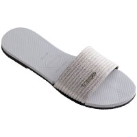 HAVAIANAS YOU MALTA METALLIC ICE GREY EUR 43/44