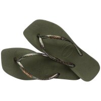 Havaianas SLIM SQUARE LOGO METALLIC GREEN (EU: 43/44)