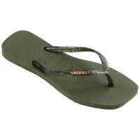 Havaianas SLIM SQUARE LOGO METALLIC GREEN (EU: 43/44)