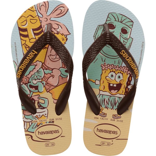 Havaianas KIDS TOP BOB SPONGE GOLDEN (EU: 31/32)