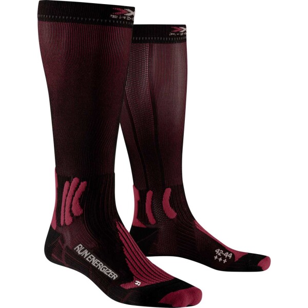X-SOCKS® RUN ENERGIZER 4.0 MEN OPAL BLACK/DRAGONFLY RED SIZE 35-38