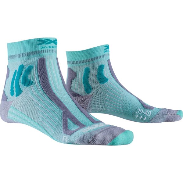 X-SOCKS® TRAIL RUN ENERGY 4.0 WMN AUDREY GREEN/PEARL GREY SIZE 37-38