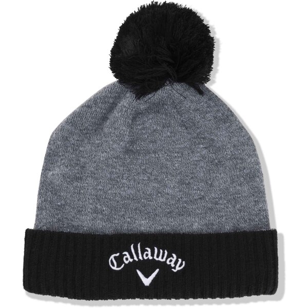 Callaway HW CG TA POM BEANIE DK GRY/BLK 23