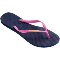 Havaianas Slim Logo Ice Blue/Coralnew Gr. (EU: 31/32)