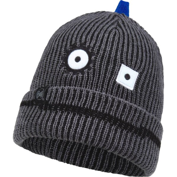 Buff® Knitted Beanie Child Funn Kinder ROBOT GREY VIGORÉ