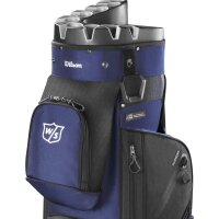 Wilson Staff Golf I-Lock 3 Cart Bag Mens Trolley Bag 14 Way Divider Navy/Black