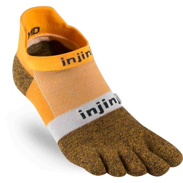 Injinji RUN LIGHTWEIGHT NO SHOW TANGERINE L