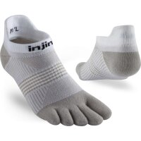 Injinji WOMENS RUN LIGHTWEIGHT NO SHOW COOLMAX WHITE SAND