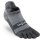 Injinji RUN LIGHTWEIGHT NO SHOW NÜWOOL CHARCOAL XL