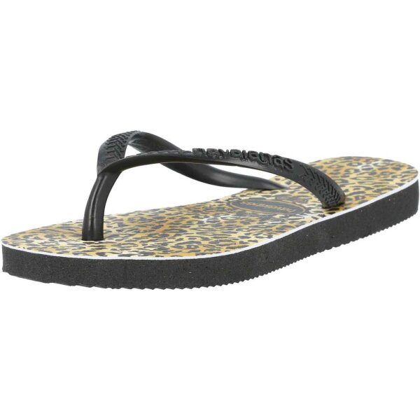 Havaianas Slim Leopard Black/Black Gr. 27/28