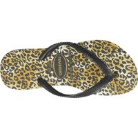 Havaianas Slim Leopard Black/Black Gr. 27/28