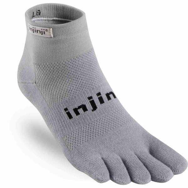 Injinji RUN ORIGINAL WEIGHT MINI CREW GRAY