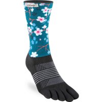 Injinji WOMENS TRAIL MIDWEIGHT CREW SPECTRUM BLOSSOM XS/S