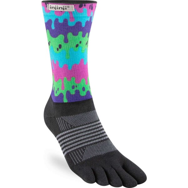 Injinji WOMENS SPECTRUM TRAIL MIDWEIGHT CREW SLIME