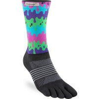 Injinji WOMENS TRAIL MIDWEIGHT CREW SPECTRUM SLIME M/L