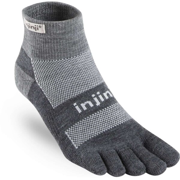 Injinji OUTDOOR MIDWEIGHT MINI-CREW WOOL CHARCOAL