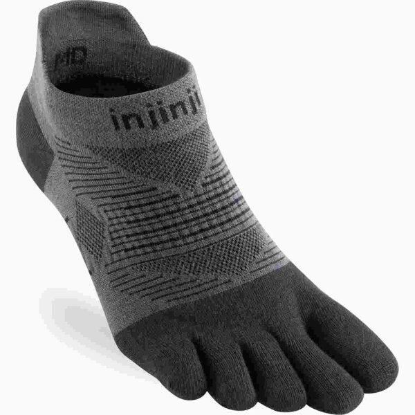 Injinji RUN LIGHTWEIGHT NO SHOW NEW Black S