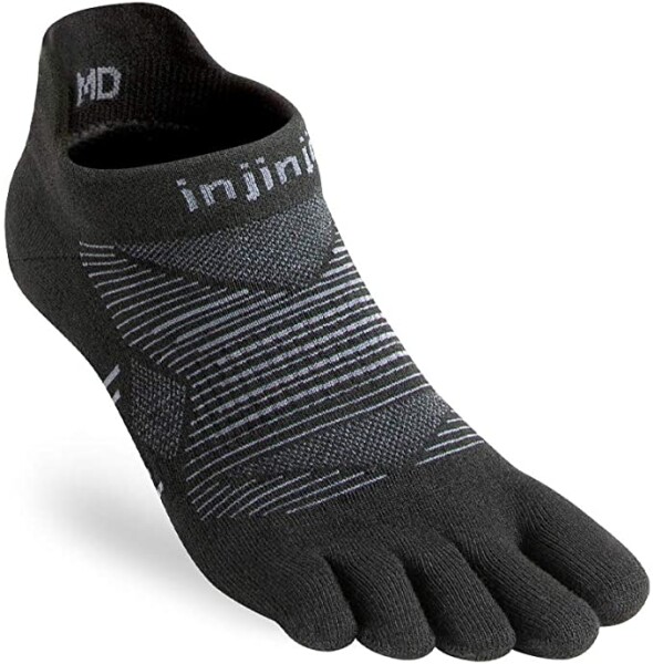 Injinji RUN LIGHTWEIGHT NO SHOW NEW Noir S