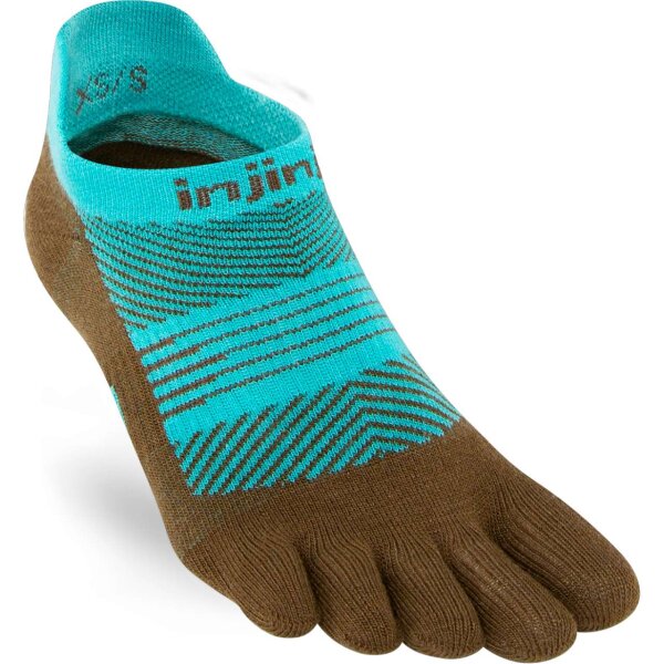 Injinji WOMENS RUN LIGHTWEIGHT NO-SHOW ATLANTIS XS/S