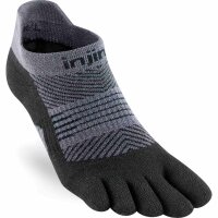 Injinji WOMENS RUN LIGHTWEIGHT NO-SHOW BLACK M/L