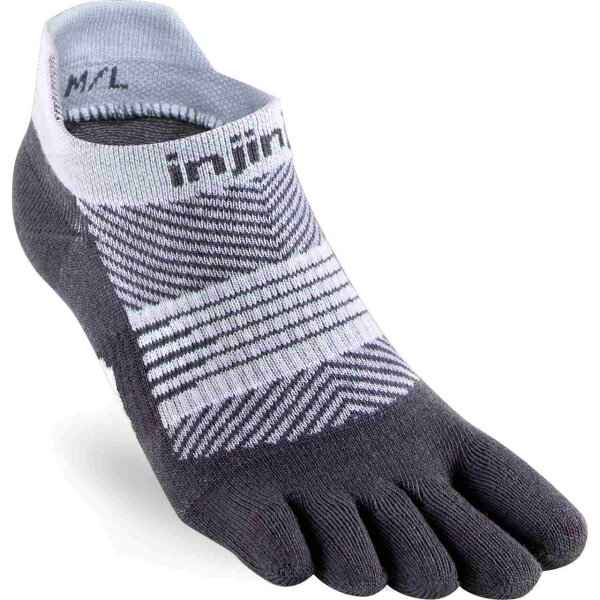 Injinji WOMENS RUN LIGHTWEIGHT NO-SHOW GRAY