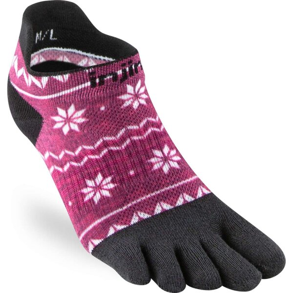 Injinji WOMENS RUN LIGHTWEIGHT NO-SHOW SPECTRUM JOLLY M/L