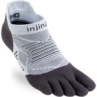 Injinji RUN ORIGINAL WEIGHT NO-SHOW GRAY L
