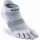 Injinji RUN ORIGINAL WEIGHT NO SHOW GRAY XL