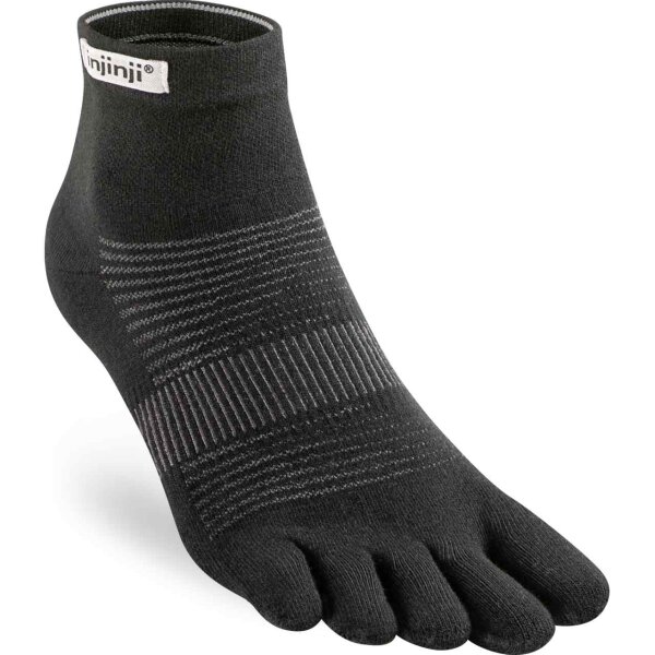 Injinji RUN ORIGINAL WEIGHT MINI CREW BLACK