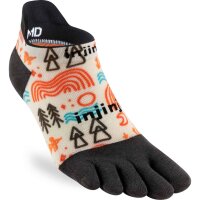 Injinji RUN LIGHTWEIGHT NO-SHOW ARTIST DESIGNED DOODLE M