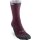 Injinji WOMEN`S LINER/HIKER CREW coolmax/NUWOOL MAROON+GRAY M/L