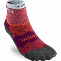 Injinji WOMEN´S LINER+RUNNER MINI-CREW CRANBERRY