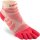 Injinji WOMENS ULTRA RUN MINI-CREW PEACH M/L