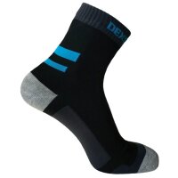 Dexshell Running Sock Black/Aqua Blue M