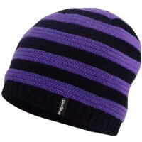 DexShell Children Beanie Cable Twin Pompom  Purple Stripe...