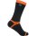 DexShell Trekking Sock Mid calf length Tangelo Red Stripe XL