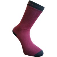 Dexshell Ultra Thin Crew Sock Burgundy/Black S