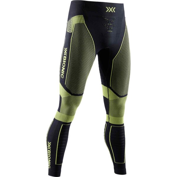 X-BIONIC® EFFEKTOR 4.0 RUNNING PANTS MEN B011 OPAL BLACK/EFFEKTOR GREEN M