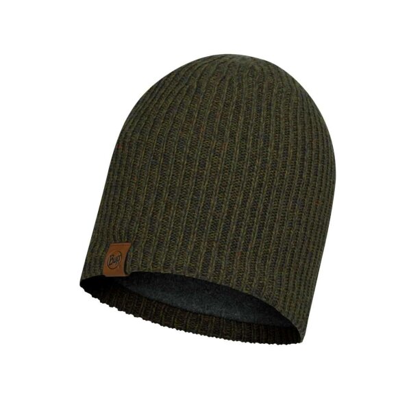 Buff Knitted & Full Fleece Hat LYNE BARK