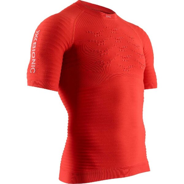 X-BIONIC® EFFEKTOR 4.0 RUNNING SHIRT SH SL MEN O007 SUNSET ORANGE/PEARL GREY XL